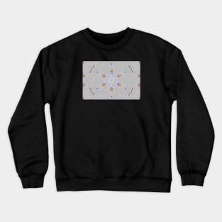 Butterflies & Lavender / Swiss Artwork Photography Crewneck Sweatshirt